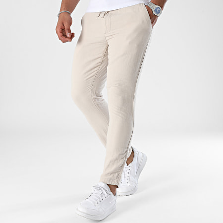 Mackten - Pantalones Jogging Mus Beige