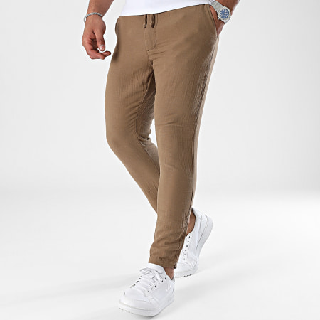 Mackten - Pantaloni da jogging Mus Marrone