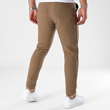 Mackten - Pantalon Jogging Mus Marron