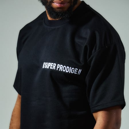 Super Prodige - Camiseta oversize 0322 Negro