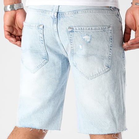 Tiffosi - Regular Fit Jean Shorts 10055149 Blauw gewassen