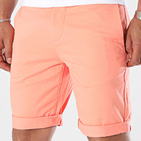 Tom Tailor - Pantalón Corto Chino 1040249 Naranja Coral