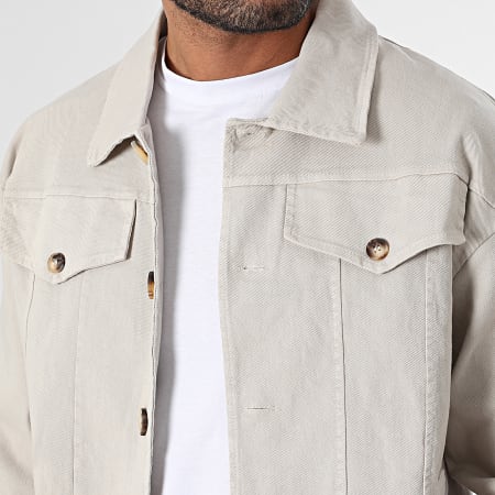 Aarhon - Ensemble Veste Jean Et Jean 23215-23151 Beige