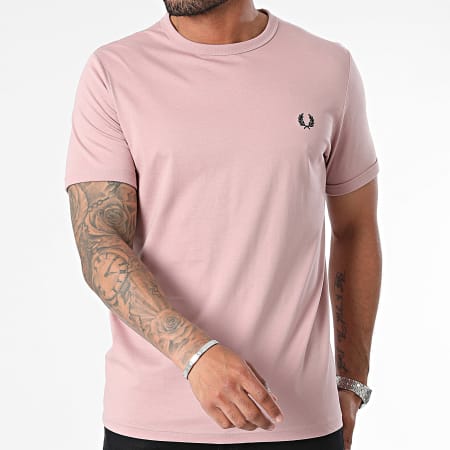 Fred Perry - Tee Shirt Ringer M3519 Violet Clair