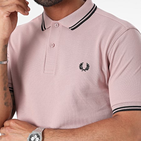 Fred Perry - Polo manica corta Twin Tipped MM3600 Viola