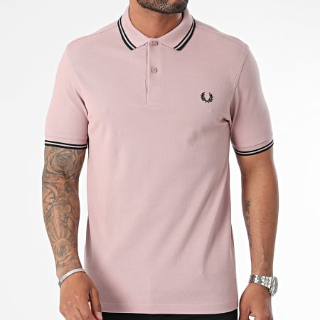 Fred Perry - Polo Manches Courtes Twin Tipped MM3600 Violet