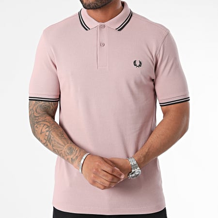 Fred Perry - Polo manica corta Twin Tipped MM3600 Viola