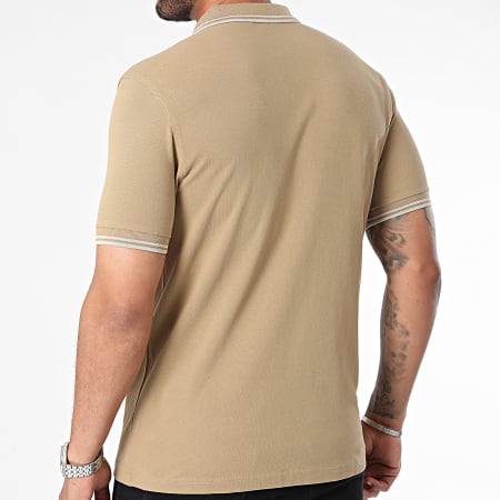 Fred Perry - Polo Manches Courtes Twin Tipped MM3600 Camel