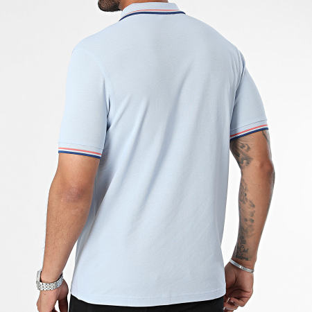 Fred Perry - Polo Manches Courtes Twin Tipped MM3600 Bleu Clair