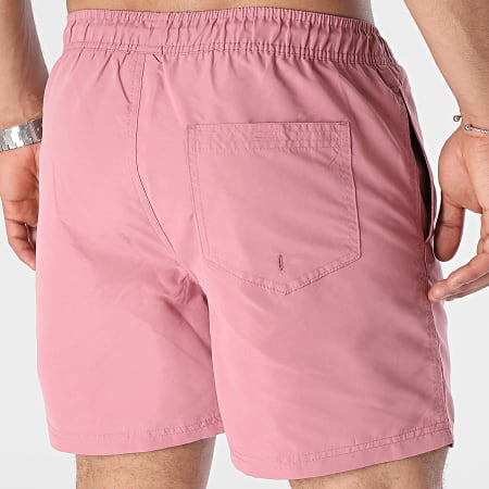 Jack And Jones - Fiji Zwemshort Met Dubbel Logo Roze