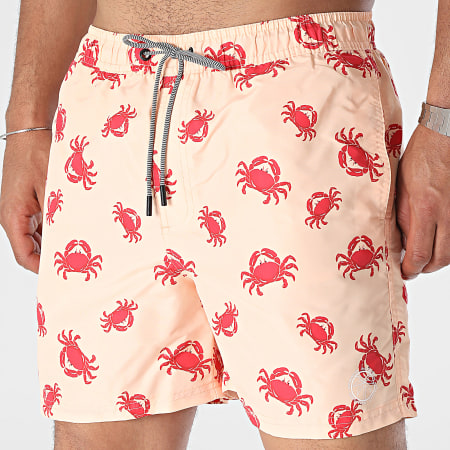 Jack And Jones - Pantaloncini da bagno Fiji arancione chiaro