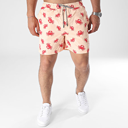 Jack And Jones - Pantaloncini da bagno Fiji arancione chiaro