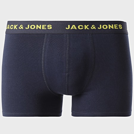 Jack And Jones - Set van 5 roze flamingo's marineblauw zwart gebloemde boxershorts