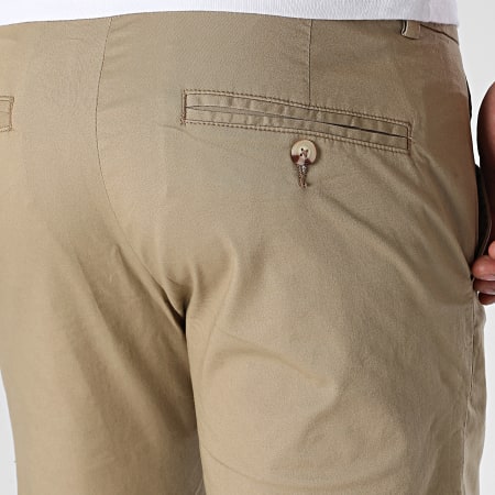 Jack And Jones - Marco Pantaloncini Chino Beige Scuro