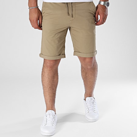 Jack And Jones - Marco Chino Korte Broek Donker Beige