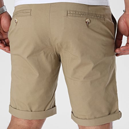 Jack And Jones - Marco Pantaloncini Chino Beige Scuro