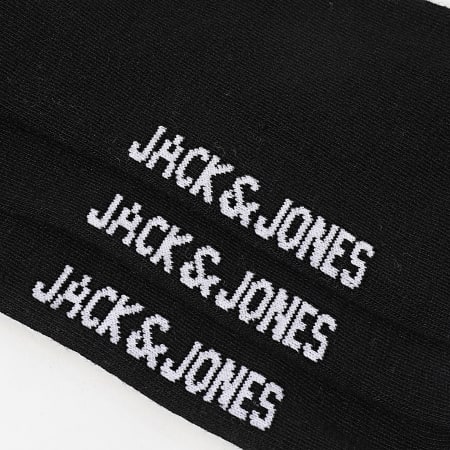 Jack And Jones - Juego De 3 Pares De Calcetines Melvin Negros