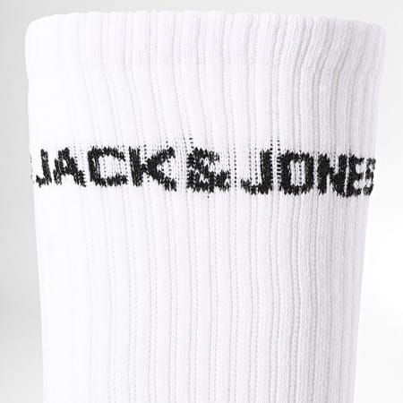 Jack And Jones - Lot De 3 Paires De Chaussettes Melvin Blanc