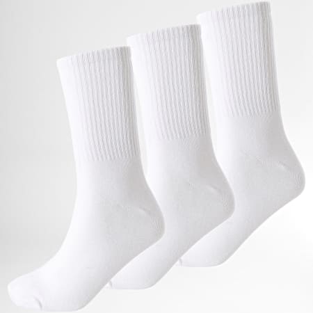 Jack And Jones - Lot De 3 Paires De Chaussettes Charles Blanc