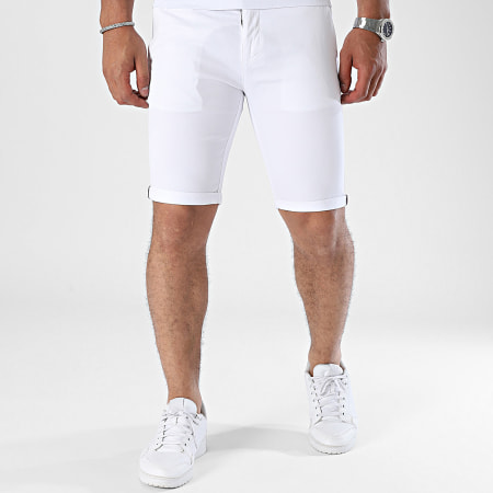 Classic Series - Venili Chino Korte Broek Wit