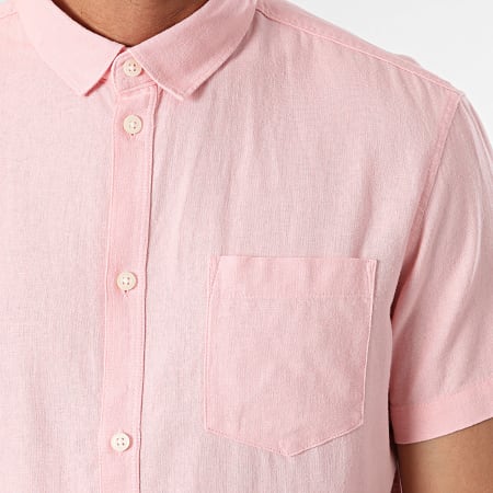 Solid - Chemise Manches Courtes Allan Rose