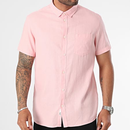 Solid - Chemise Manches Courtes Allan Rose
