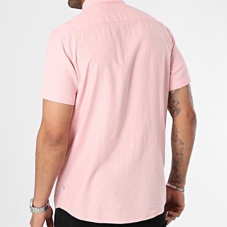 Solid - Camicia a maniche corte rosa Allan