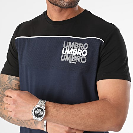 Umbro - Tee Shirt 957720-60 Bleu Marine Noir
