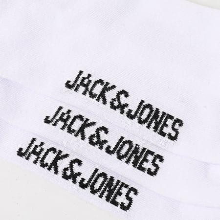 Jack And Jones - Lot De 3 Paires De Chaussettes Louis Dongo Blanc