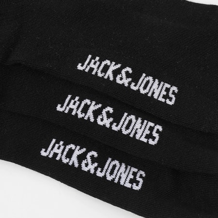 Jack And Jones - Set di 3 paia di calzini neri Louis Dongo