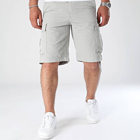 Jack And Jones - Pantaloncini Cargo Cole grigio chiaro