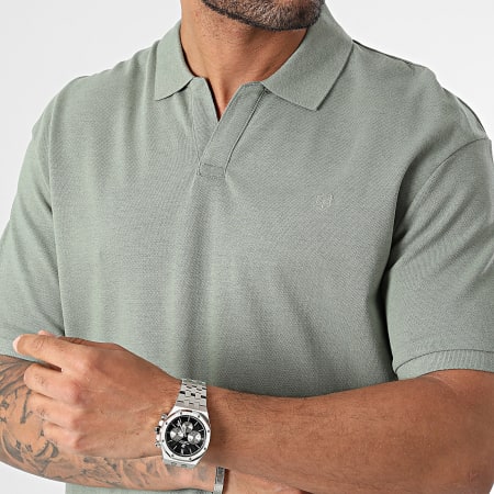 Jack And Jones - Polo Bladon a maniche corte Verde Khaki