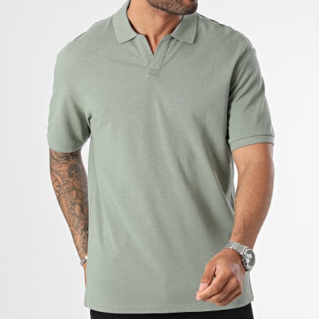 Jack And Jones - Polo de manga corta Bladon Verde caqui