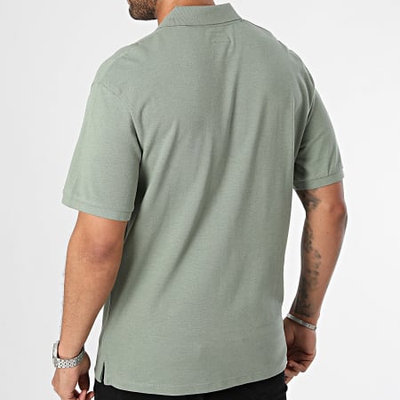 Jack And Jones - Polo Bladon a maniche corte Verde Khaki