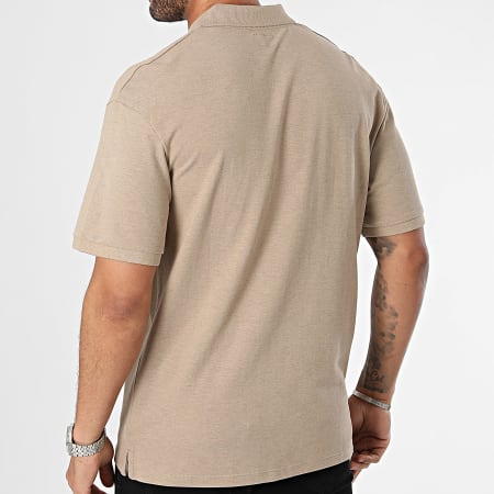 Jack And Jones - Polo Bladon a maniche corte Beige scuro