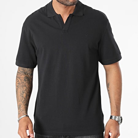 Jack And Jones - Polo Manches Courtes Bladon Noir