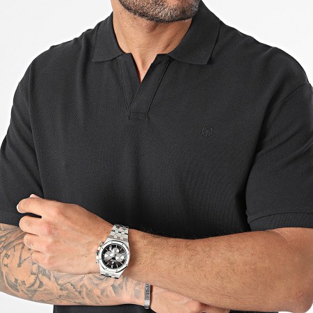 Jack And Jones - Bladon polo de manga corta Negro