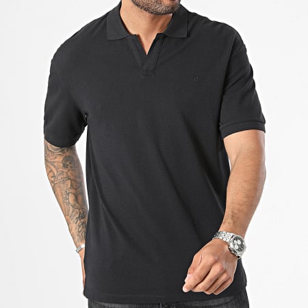 Jack And Jones - Polo Manches Courtes Bladon Noir