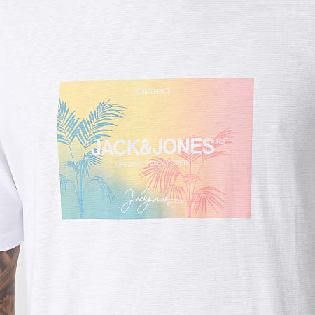 Jack And Jones - Tee Shirt Raruba Sunset Blanc