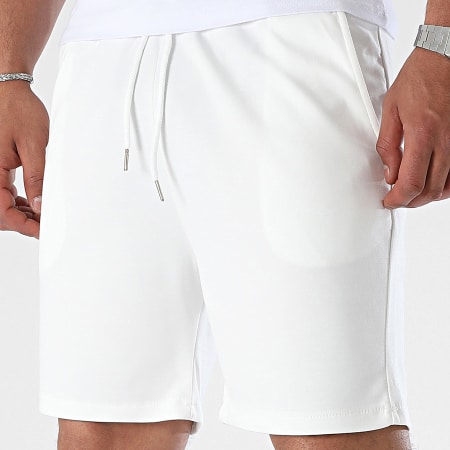 KZR - Pantalones cortos de jogging blancos
