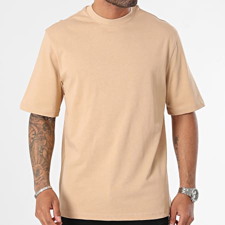 KZR - Oversized T-shirt licht camel