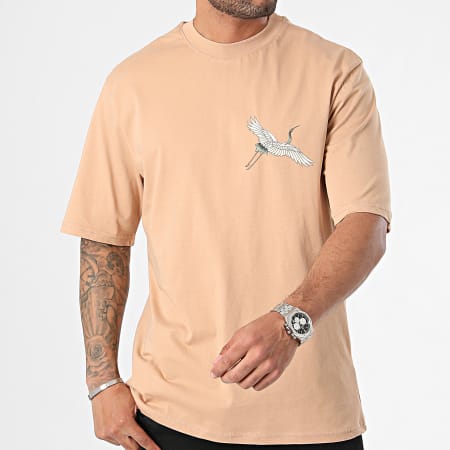 KZR - Oversized T-shirt licht camel