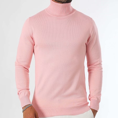 LBO - Jersey de cuello alto 1289 Rosa palo