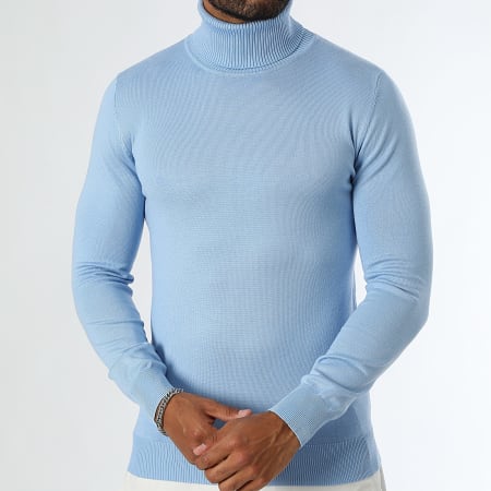 LBO - Maglione dolcevita azzurro 1290