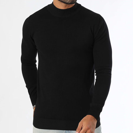 LBO - Jersey con cuello alzado 1280 Negro