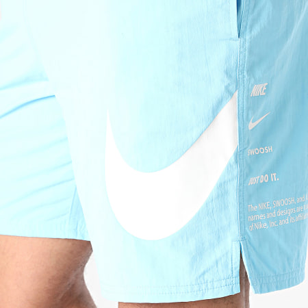 Nike - Short De Bain Nesse 504 Bleu Clair