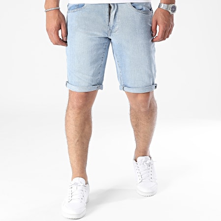 Petrol Industries - SHO026 Blue Wash Regular Fit Jeans Shorts