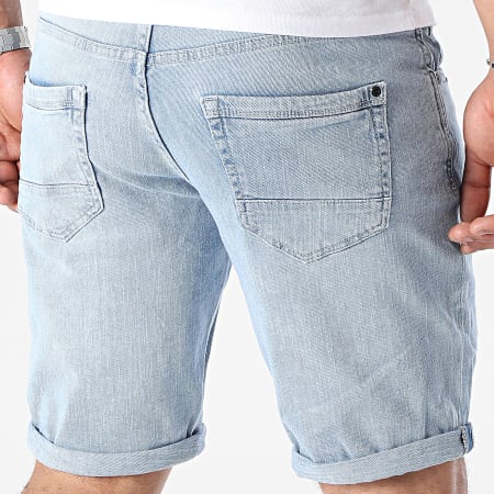 Petrol Industries - SHO026 Blue Wash Regular Fit Jeans Shorts