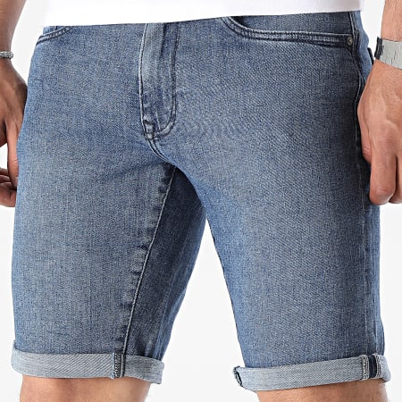 Petrol Industries - SHO026 Blauw Denim Regular Fit Jean Shorts