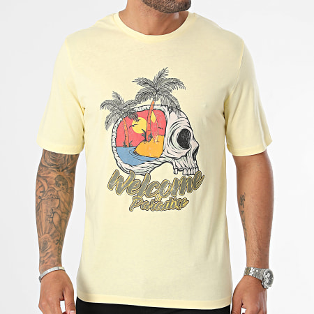 Produkt - Tee Shirt Summer Skull Jaune